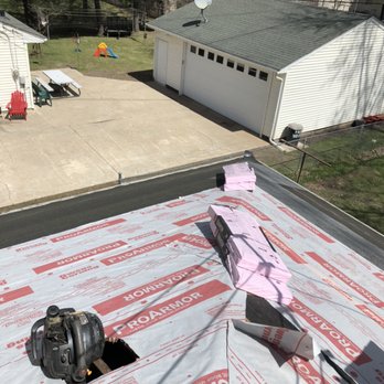 Columbus roof installation by K. and M. Construction of MN LLC